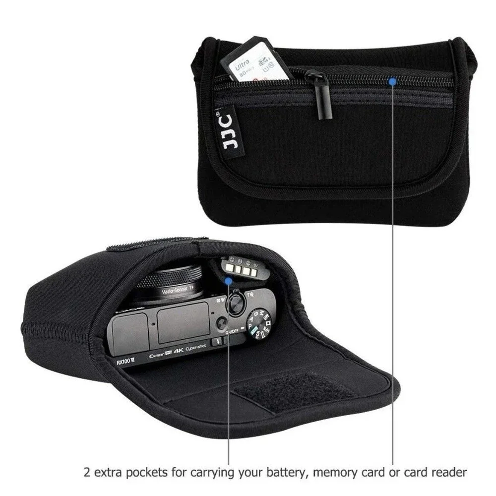 Compact Case Pouch Sleeve for Canon G7X G9X SX620 Sony ZV-1 II ZV1 ZV-1F ZV1F...